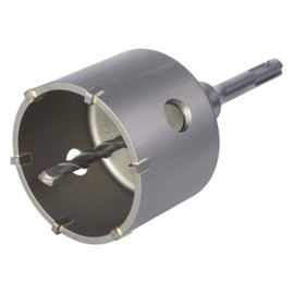 wolfcraft Annular Bit, Tungsten Carbide Tipped, With SDS Plus Mandrel I 5460000 I For electrical and plumbing installations in concrete, brick walls and stone; cutting depth 46 mm
