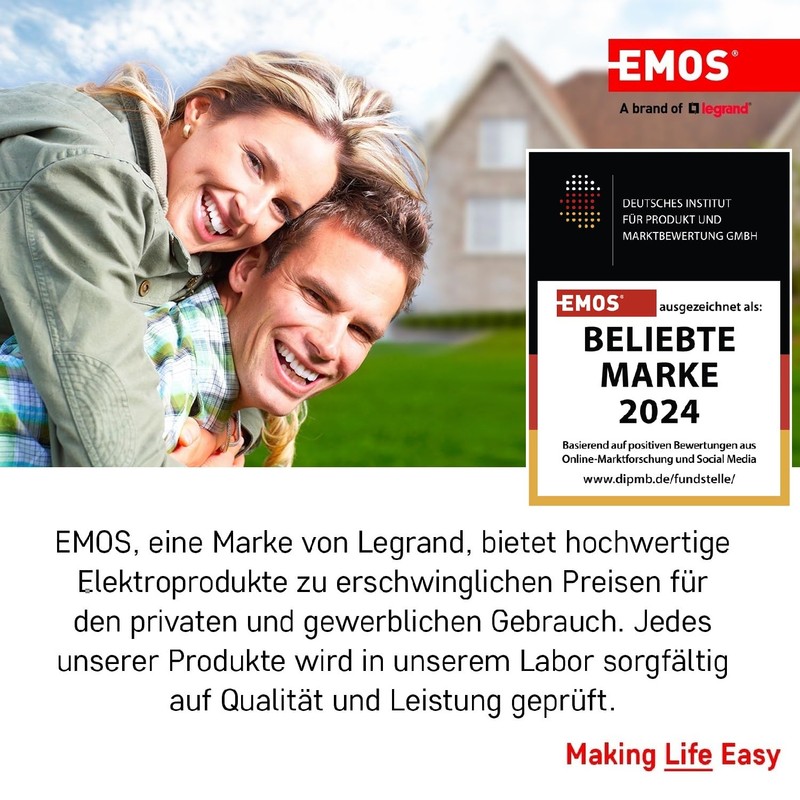 EMOS GoSmart WiFi Room Thermostat for Underfloor Heating with App