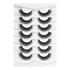 Happy Heartbeat 3D Clear Band False Eyelashes, Cat Eye, Wispy,