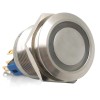 AutoLöc Power Accessories 22mm Billet 12V Momentary Push Button Switch
