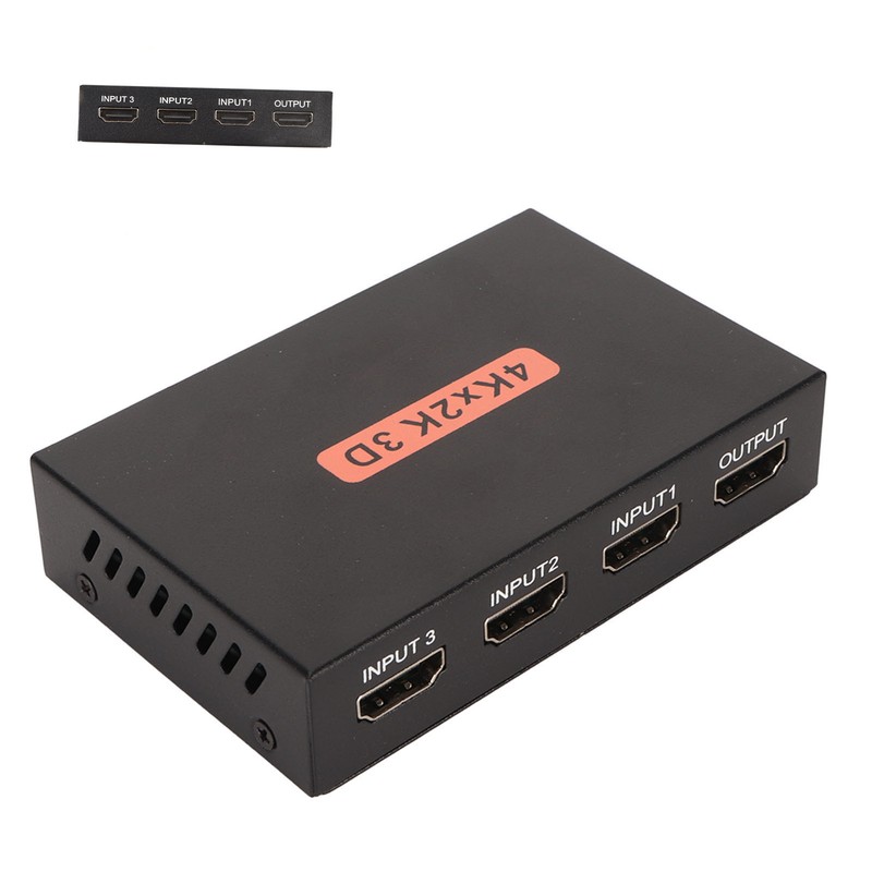 3 in 1 Out HD Multimedia Interface Switch 4K 30Hz