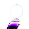Portable USB Rechargeable Selfie Fill Light Adjustable Brightness with Phone