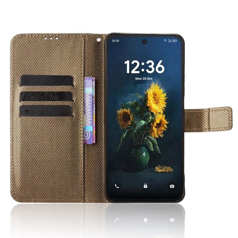 NEOYUKL Shell for TCL NxtPaper 70 Pro Wallet Case Brown