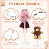 Yaocom 12 Pcs Adjustable Doll Stand Display Holder for 14