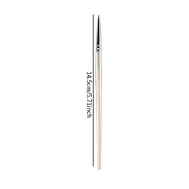 Eigell Eyeliner Brush Makeup Brush Precision Detail Eye Liner Brush Angled Eyeliner Brush for Salon Women Beginner Makeup Artist, 155mm