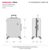 SwissGear 7272 Energie Expandable Hardside Luggage with Spinner Wheels and