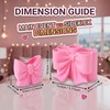 2 Pcs Pink Bow Toothbrush Holder for Bathrooms