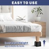 MixDora Bed Risers 2 Inch Square Stackable Furniture Risers Anti-Slip