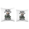 Funny Exterminator Dad Pest Control Father's Day Pest Dad Throw