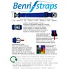 25mm webbing straps with quick release buckle & securing buckle