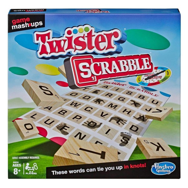 Game Mashups Twister Scrabble Game (Age: 8 Years and Up)
