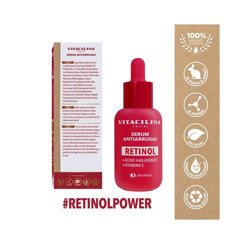 Serum Colágeno 30 ml Vitacilina Serum 1 Botella de serum