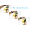 Prosun 2 Inch Packing Tape Gun Dispenser, Width-Adjustable Box Sealer,
