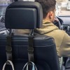 4 Piezas, Ajustable, Ganchos para Reposacabezas de Asiento de Coche,