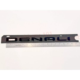 GMC 4PCS Gloss Black Door Rear DENALI Canyon Letter Emblem Fit 2023+ Canyon DENALI