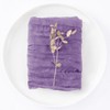 DeZerlor 12 Pack Grape Purple Napkins Cloth Boho Gauze Cheesecloth