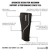 Rehband Neoprene Calf Support, 1 Piece, Shin Brace, Calf Compression