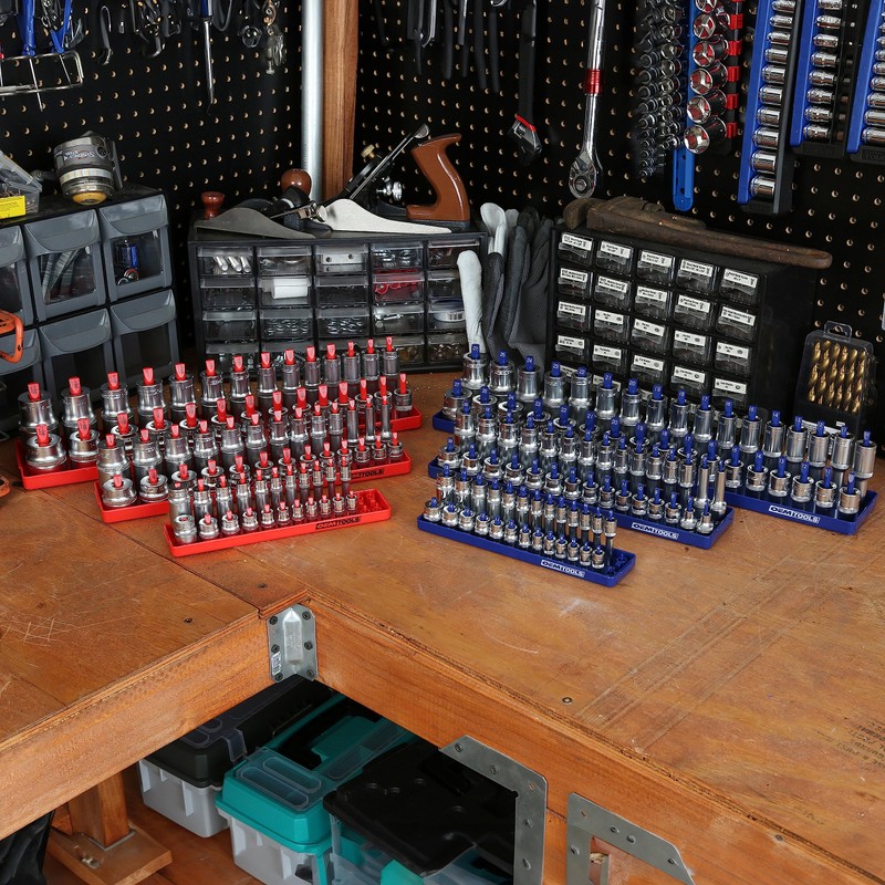 OEMTOOLS 22237 6 Piece SAE and Metric Socket Tray Set,