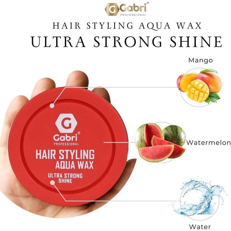 Gabri Hair Styling Wax 150ml Maximum Control and Long Lasting