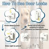 Child Proof Door Lock for Kids Safety 1 Pack