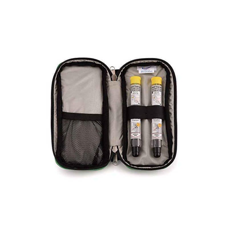 Medfriend Epi Pen Carrier Case, Grey/Green, 130 g