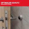 LouMaxx Door Stop Wall Stainless Steel – Set of 2