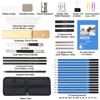 JOTOL 145-Piece Pencils Sketching Pencils Set, Drawing Pen Set, Sketching
