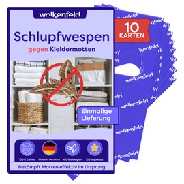 Wolkenfeld WF Moth Rep Cloth Treatment 1 Pack (10 Cards, 1 Delivery)