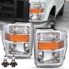 SOCKIR Headlight Assembly Set for 2008-2010 Ford F-250 F-350 F-450