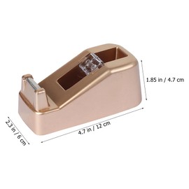 Tofficu Desktop Tape Dispenser, Tape Holder, Heavy Duty Tape Dispenser for Masking Tape, Heat Transfer Tape Sublimation, Painters Tape, Freezer Tape and Kitchen Tape, 2.3x4.7x1.8in