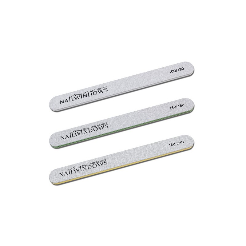 Nail Window Premium Korean-made Zebra Nail File 10-Pack Wood File