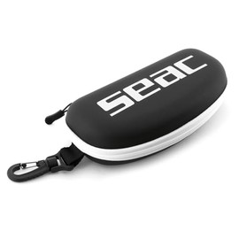 Seac Goggle Case Semi-Rigid Swimming Goggles Case with Carabiner