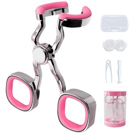 Contact Lens Applicator Tool, Eye Opener for Contacts for Easy Insertion and Removal, with Contact Lens Case, Sucker+Tweezer with Soft Tip