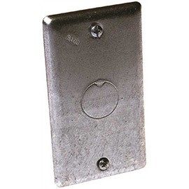 4 in. x 2 in. Handy Box Cover, 1/2 in. Center KO