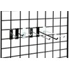 4" Gridwall Hooks, Grid Panel Display Hangers - White -