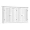 Laundry Cabinet with 4 Doors and Adjustable Shelves