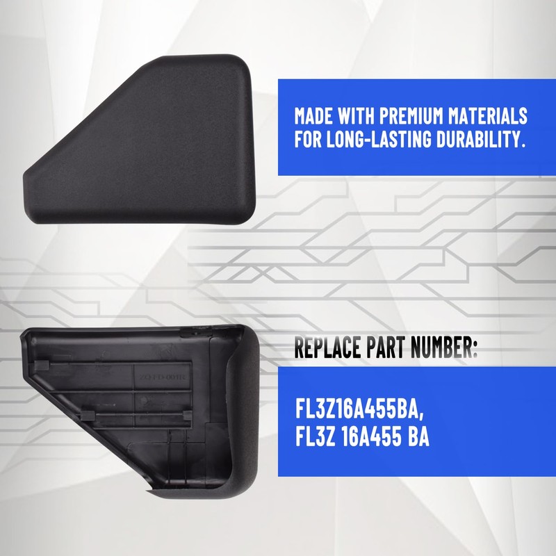 FL3Z-16N455-BA Left/Right Rear Running Board End Cap Compatible with Ford