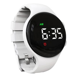 e-vibra Vibrating Alarm Reminder Watch Silent Wake Up Watch - with Multi Alarms and Lock (White)
