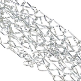 Faithfull FAICHJCUT16Z Jack Chain Zinc Plated Steel 2.5M Length 1.6mm Diameter
