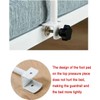 CUEYU Adjustable Bed Rail for Elderly Bedside Standing Assist, clip-on
