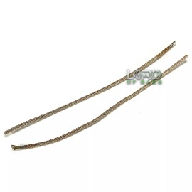 Lord of Bass 1000 Watt Braided Speaker Tinsel Lead Wire .079" Dia. - 5" pcs x 2