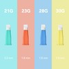 AIESI® Sterile Disposable Lancets with Safety System and Retractable Stainless