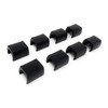 Design61 Clamping Shell Glides, Set of 8, Chair Glides, Floor