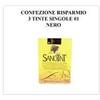SANOTINT TINTA CLASSIC COLOR 01 BLACK -3 CONFEZIONI - 3 X 125ML