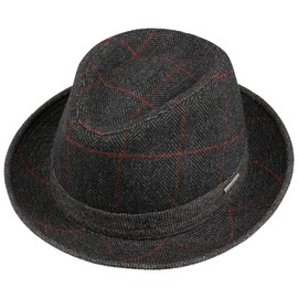 Stetson Pearsall Player Wool Hat Men Grey 7 5/8