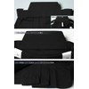 Kendoya Tetoron Kendo Hakama, Black (Inner Fold Sewing) No. 19