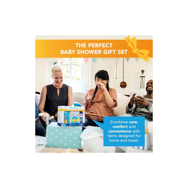 Triple Paste Mom & Baby Gift Set, New Baby Essentials,