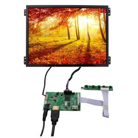 VSDISPLAY 10.4 inch 1024X768 4:3 600nit VS104T-004A IPS LCD Screen and HD-MI USB Automatic Brightness Adjustment LCD Control Board,for DIY Monitor Display