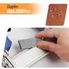 SITLDY 2800-Count 18 Gauge 1/4" Narrow Crown Staples 1/2"-1200, 3/4"-800,