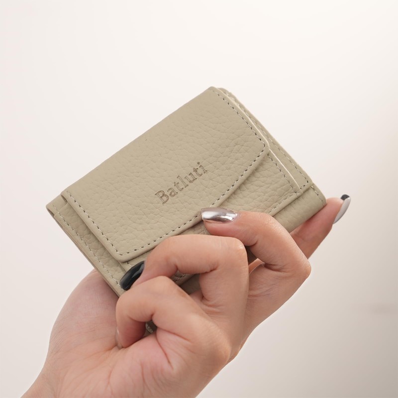 Women's Mini Wallet, Leather, Trifold Wallet, Card Case, Coin Purse,